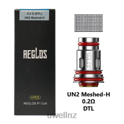 UWELL AEGLOS COILS | 4-PACK | UWELL Vape NZ P1 UN2 Meshed-H 0.2ohm L0PHN271