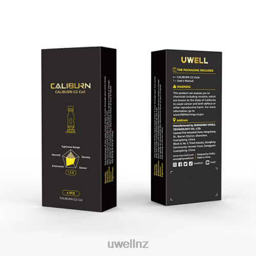 UWELL CALIBURN G2 COILS | 4-PACK | UWELL NZ UN2 Meshed-H 1.2ohm L0PHN2