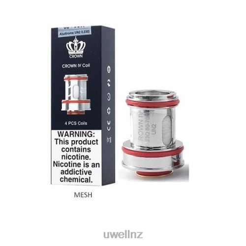 UWELL CROWN 4 REPLACEMENT COILS (4-PACK) | UWELL Wellington UN2 Dual Mesh 0.23ohm L0PHN184
