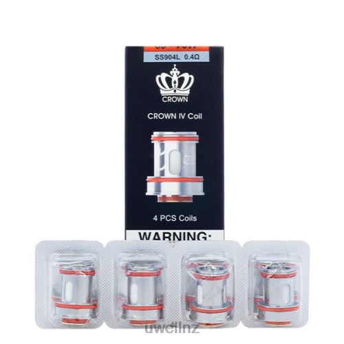 UWELL CROWN 4 REPLACEMENT COILS (4-PACK) | UWELL Wellington UN2 Dual Mesh 0.23ohm L0PHN184