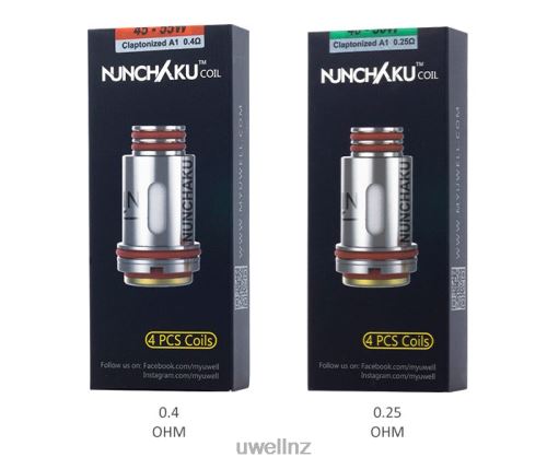 UWELL NUNCHAKU COILS (4-PACK) | UWELL Vape NZ 0.25ohm L0PHN261