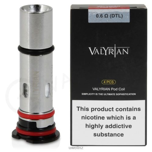 UWELL VALYRIAN POD REPLACEMENT COILS (4-PACK) | UWELL Wellington 0.6ohm DTL L0PHN34