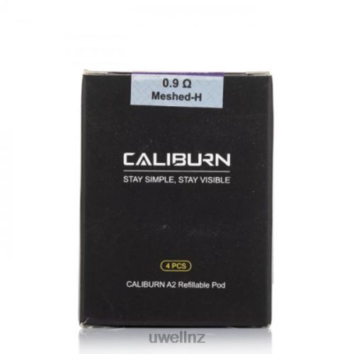 UWELL CALIBURN A2 REPLACEMENT PODS | 4-PACK | UWELL Vape NZ FeCrAl UN2 Meshed-H 0.9ohm L0PHN1