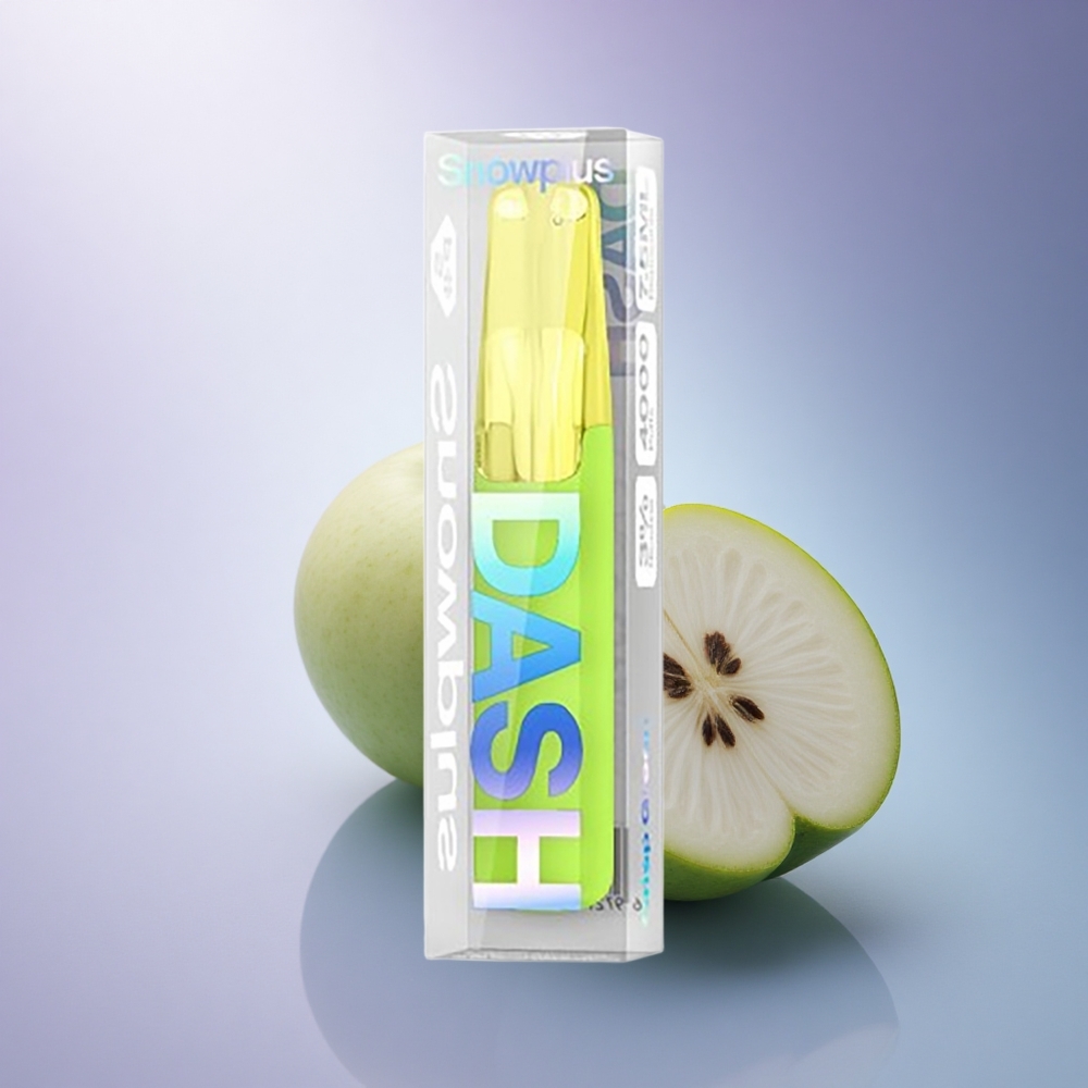 Snowplus Dash 4000 Puffs Crisp Green Ceramic 530mAh 5% Nicotine