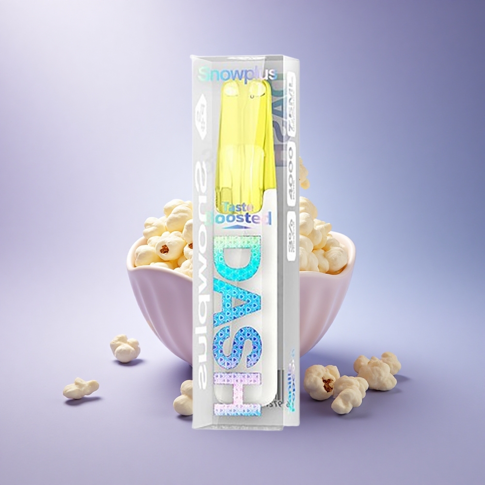 Snowplus Dash 4000 Puffs Vanilla Popcorn Ceramic 530mAh 5% Nicotine