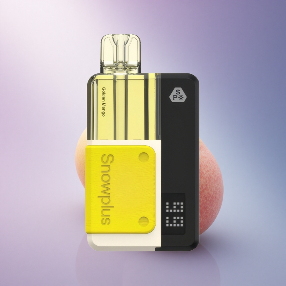 Snowplus Swift 15000 Puffs Pod Kit Golden Mango Dual Mesh 1000mAh Refillable