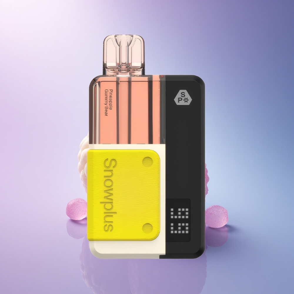 Snowplus Swift 15000 Puffs Pod Kit Pineapple Gummy Bear Dual Mesh 1000mAh 2+10ml Refillable