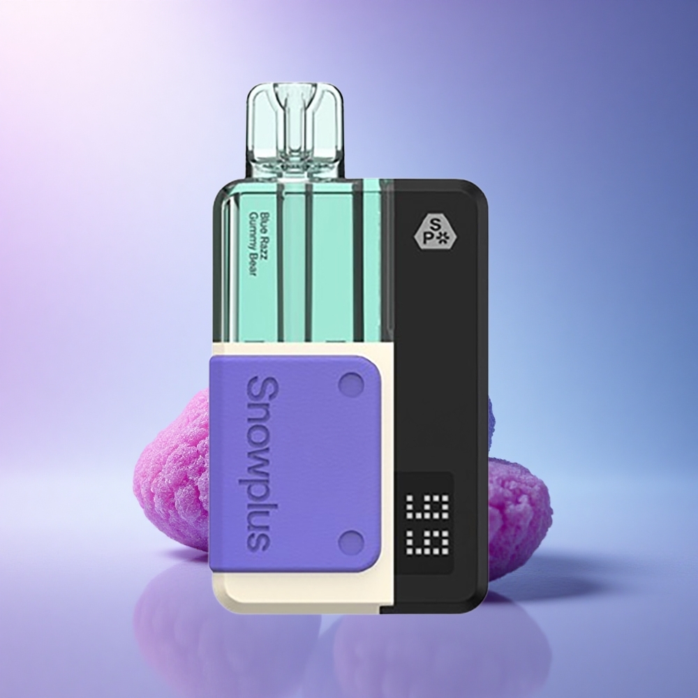 Snowplus Swift 5000 Puffs Blue Razz Gummy Bear Dual Mesh 1000 mAh
