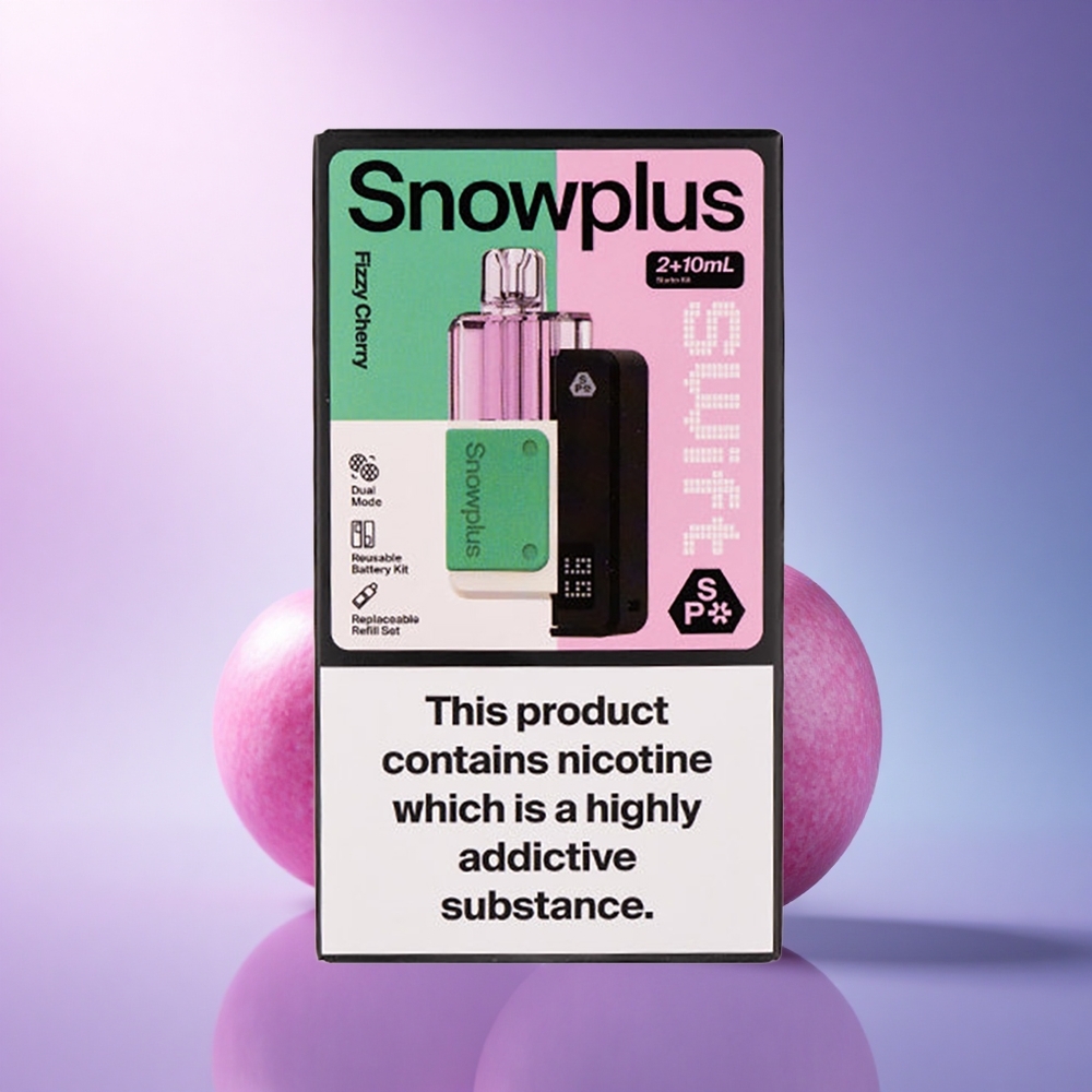 Snowplus Swift 5000 Puffs Fizzy Cherry Dual Mesh 1000mAh 2% Nicotine