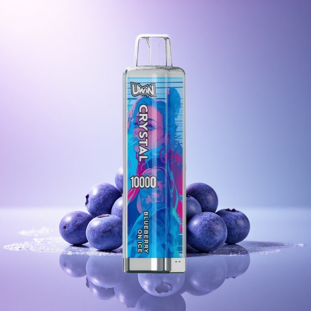 Uwin Crystal 10000 Puffs Blueberry On Ice RGB 5% Nicotine 650mAh Mesh