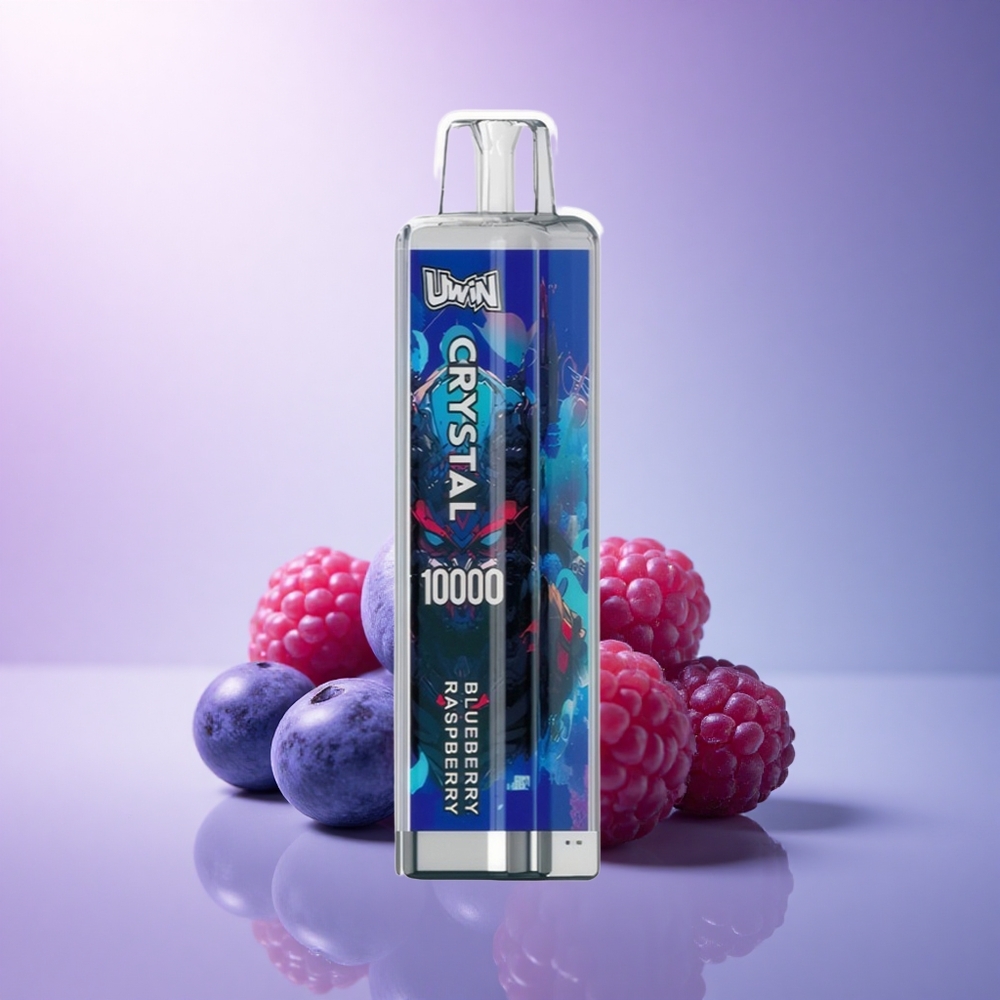 Uwin Crystal 10000 Puffs Blueberry Raspberry RGB 650mAh 18ml Nicotine