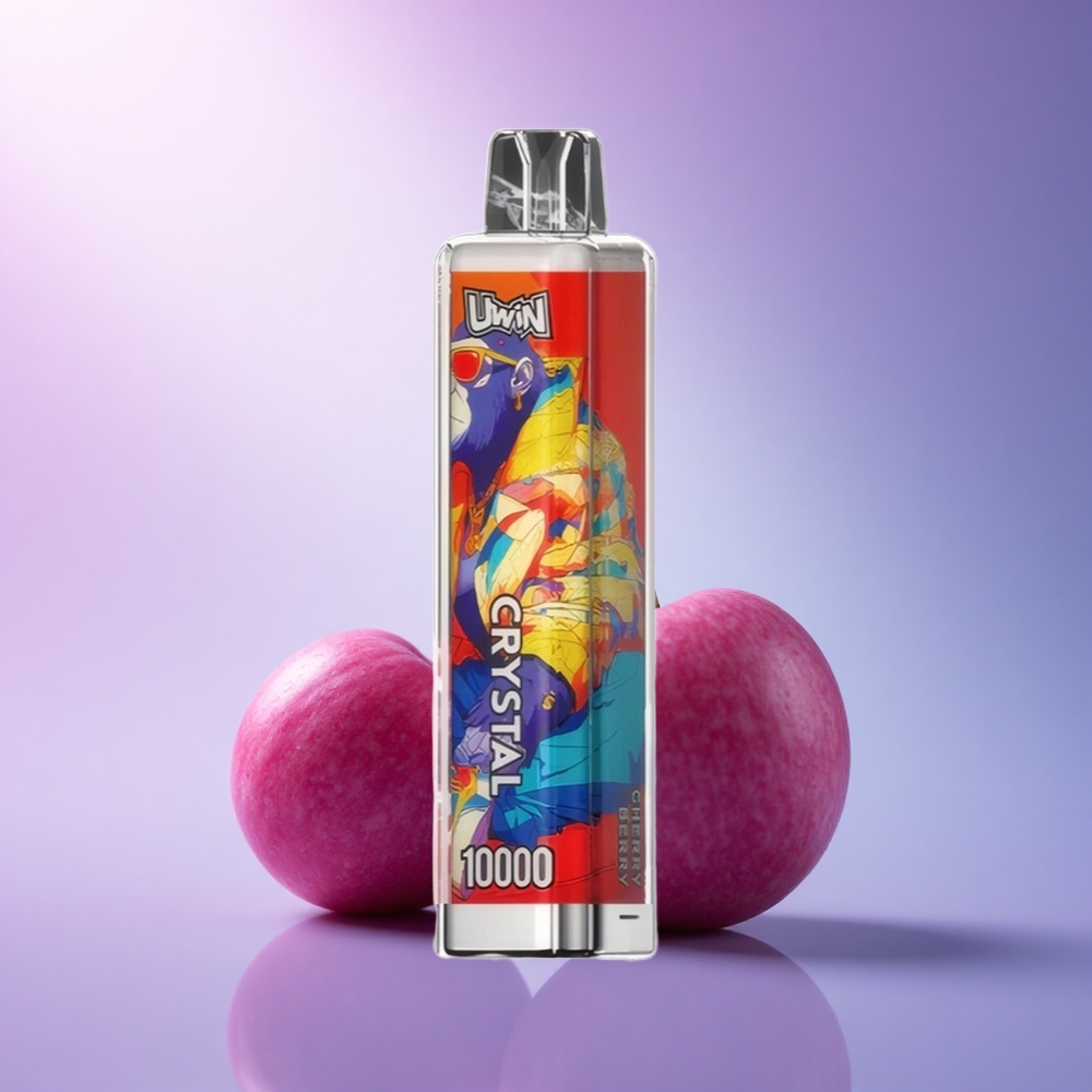 Uwin Crystal 10000 Puffs Cherry Berry RGB 650mAh 18ml Mesh