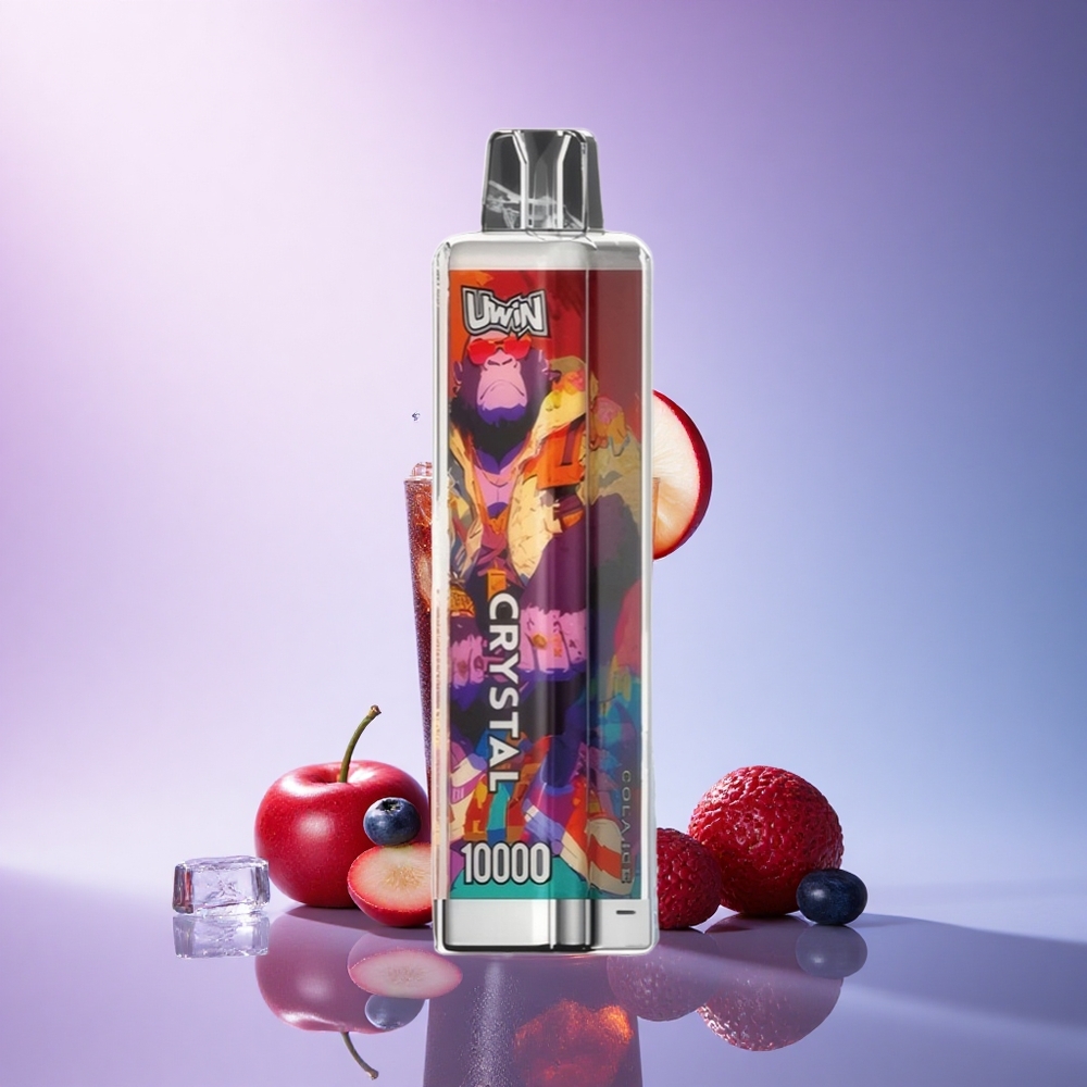 Uwin Crystal 10000 Puffs Cola Ice RGB with 650mAh Battery and 18ml Liquid Capacity