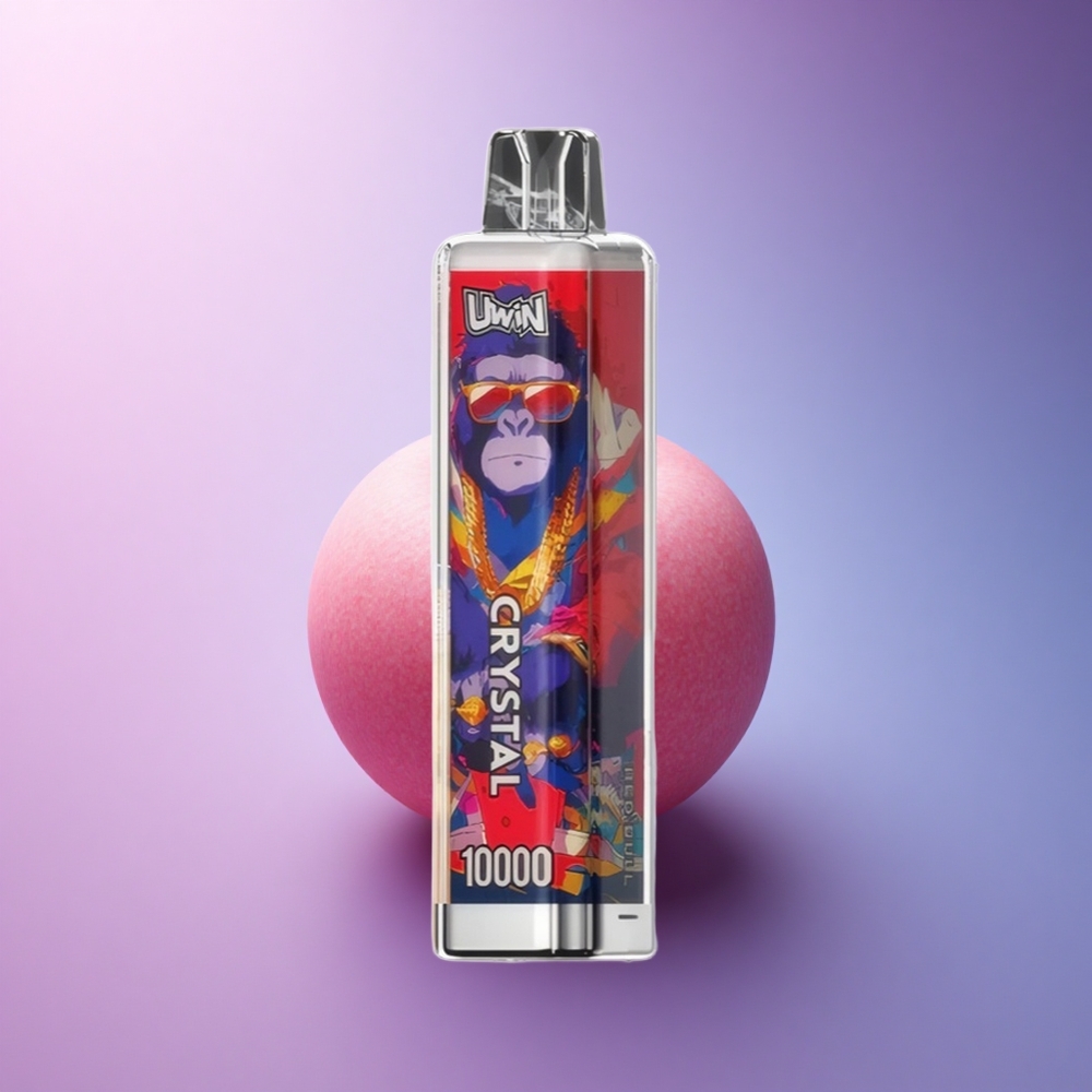 Uwin Crystal 10000 Puffs Crystal Charge RGB 650mAh 18ml Nicotine Options