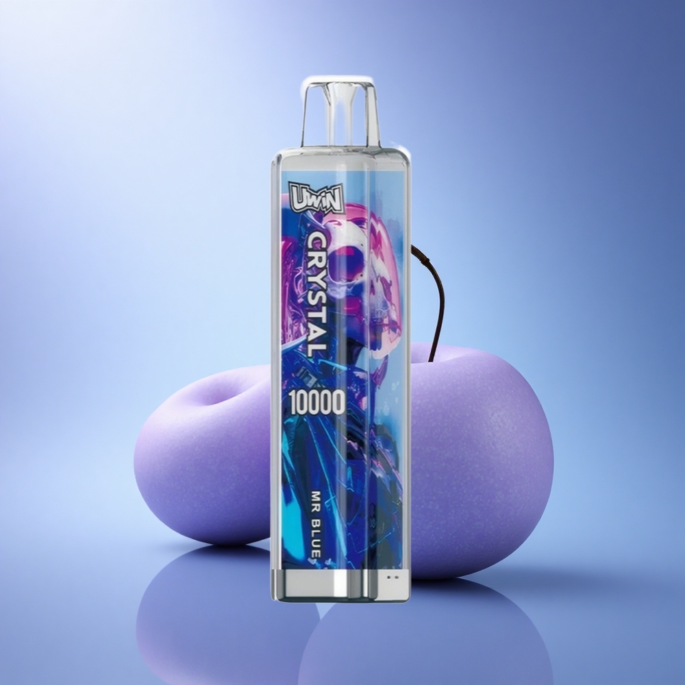 Uwin Crystal 10000 Puffs Mr Blue RGB Crystal 18ml 650mAh Type-C