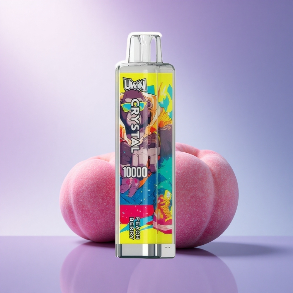 Uwin Crystal 10000 Puffs Peach Berry RGB 650mAh 18ml Mesh
