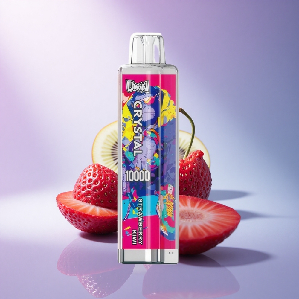 Uwin Crystal 10000 Puffs Strawberry Kiwi RGB 18ml 650mAh