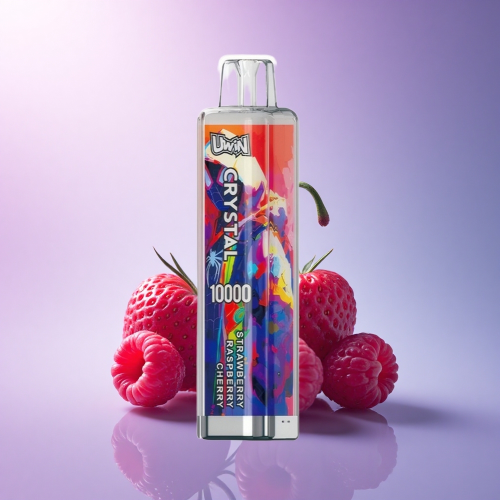 Uwin Crystal 10000 Puffs Strawberry Raspberry Cherry RGB 650mAh 18ml