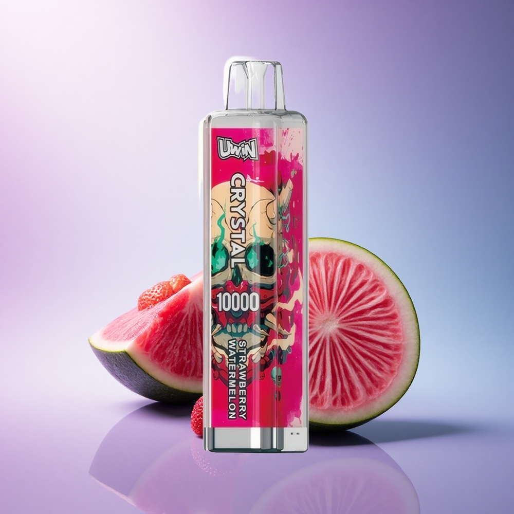 Uwin Crystal 10000 Puffs Strawberry Watermelon RGB 18ml 650mAh Rechargeable
