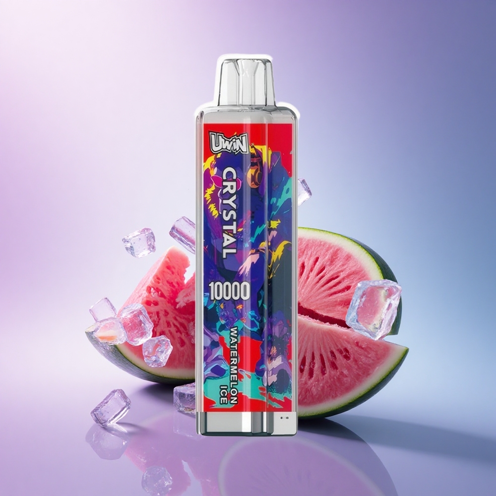 Uwin Crystal 10000 Puffs Watermelon Ice RGB 650mAh 18ml Mesh
