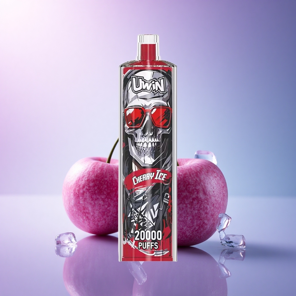 Uwin Shisha Hookah Crystal 20000 Puffs Cherry Ice Mesh Coil 650mAh