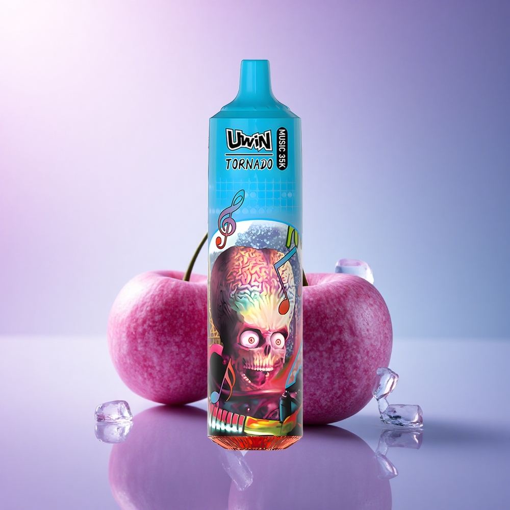 Uwin Tornado 35K Music Puffs Cherry Ice 600mAh Mesh