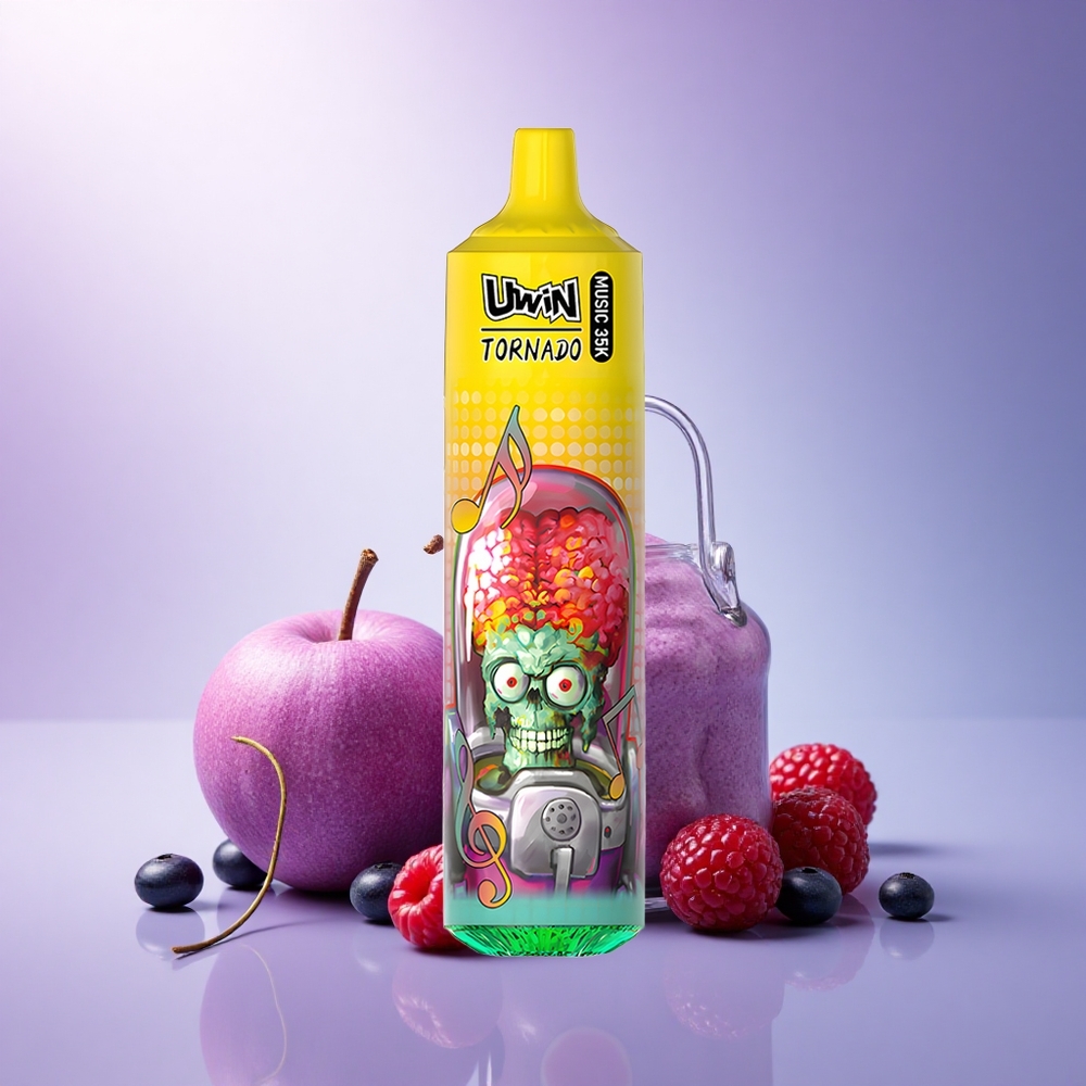 Uwin Tornado 35K Music Puffs Mixed Berries Mesh 1.0 Ohm 600mAh