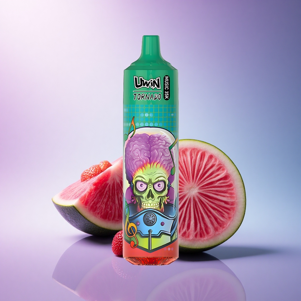 Uwin Tornado 35K Music Puffs Strawberry Watermelon 5% Nicotine 600mAh