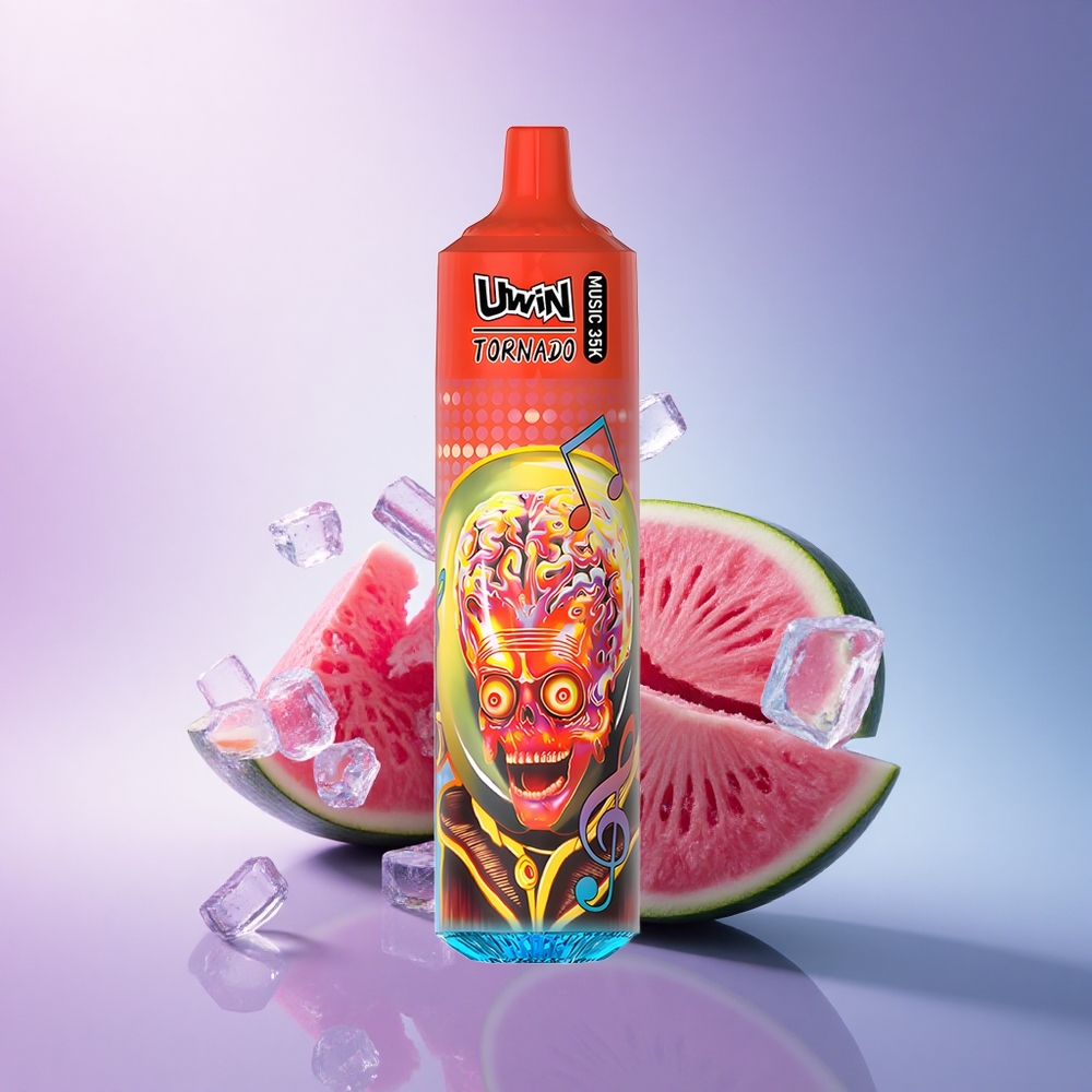 Uwin Tornado 35K Music Puffs Watermelon Ice Mesh 1.0 Ohm