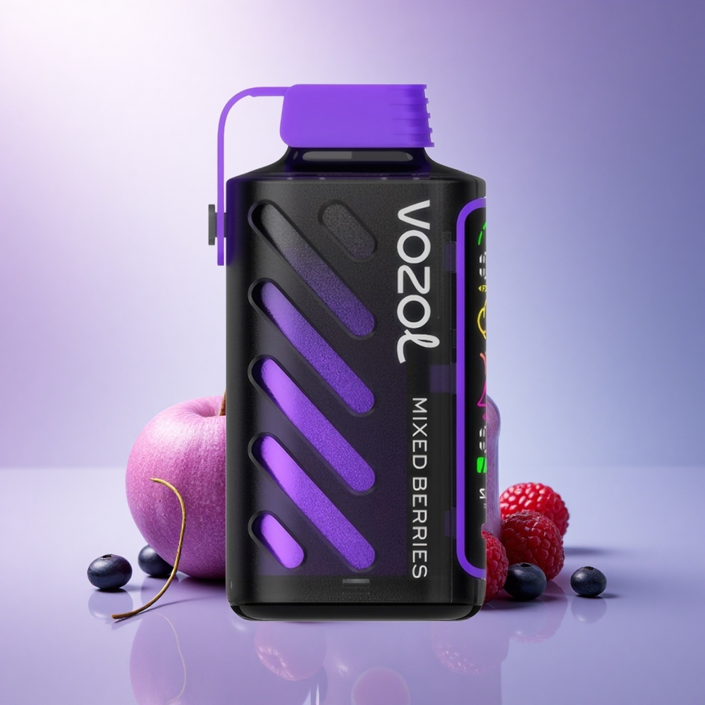 VOZOL Gear Power 20000 Puffs Mixed Berries Dual Mesh Full Screen Display