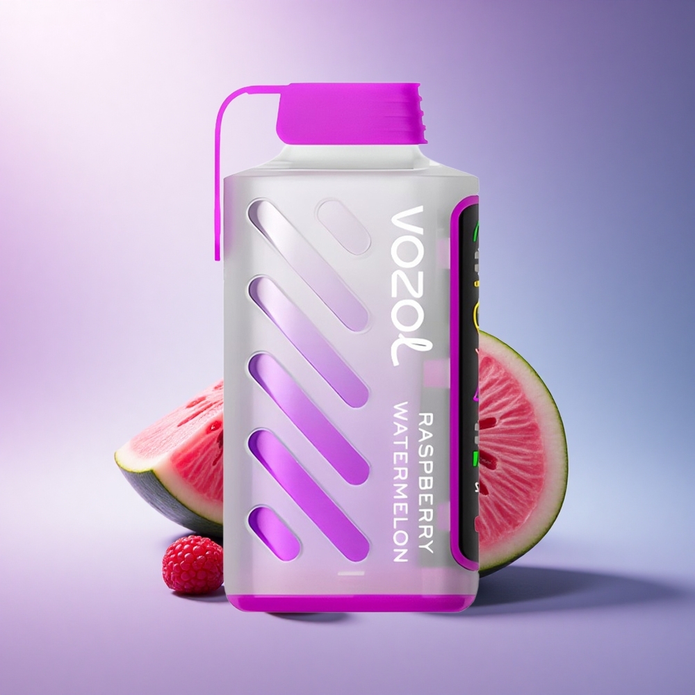 VOZOL Gear Power 20000 Puffs Raspberry Watermelon Dual Mesh 20mL 5% Nicotine