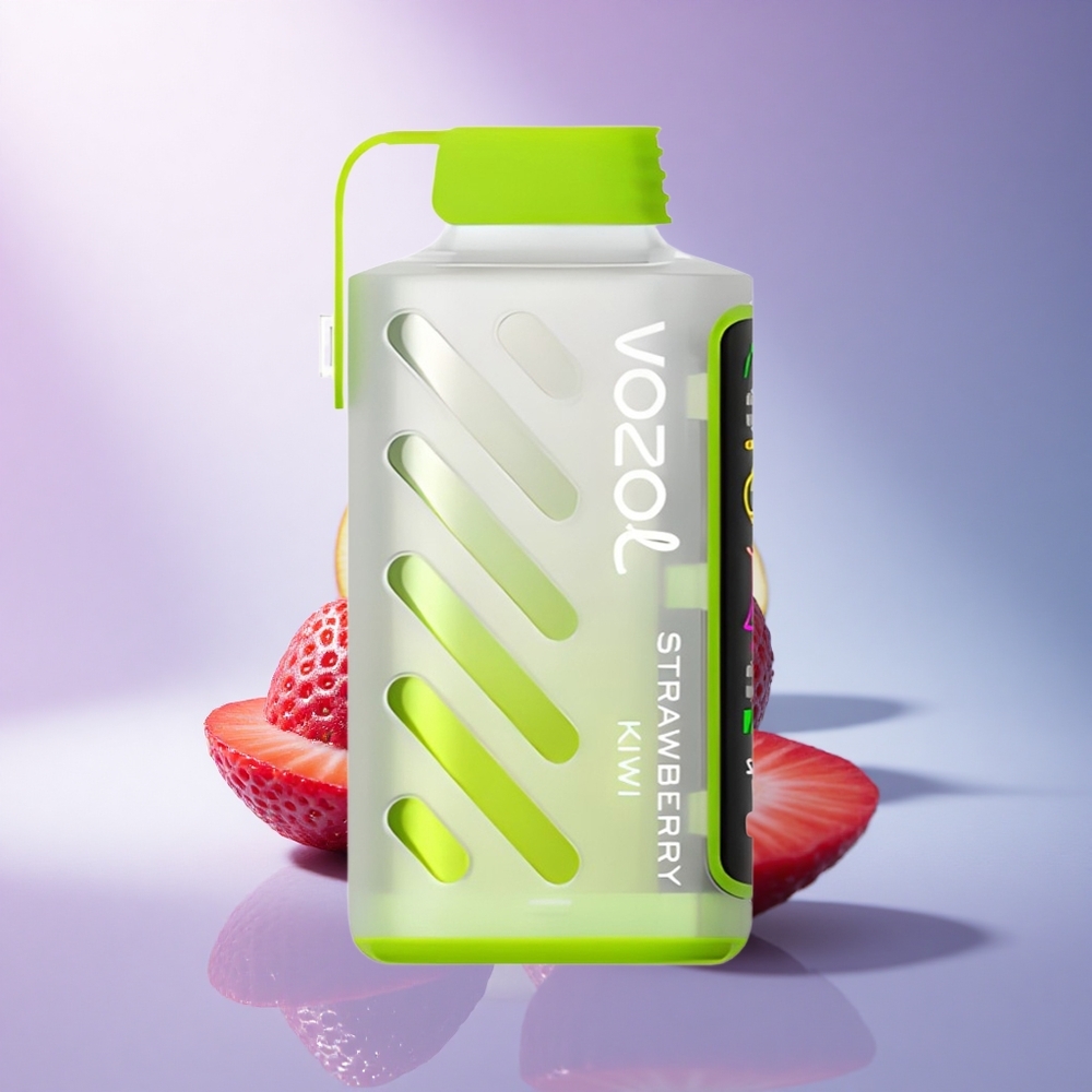 VOZOL Gear Power 20000 Puffs Strawberry Kiwi Dual Mesh 20mL 5% Nicotine