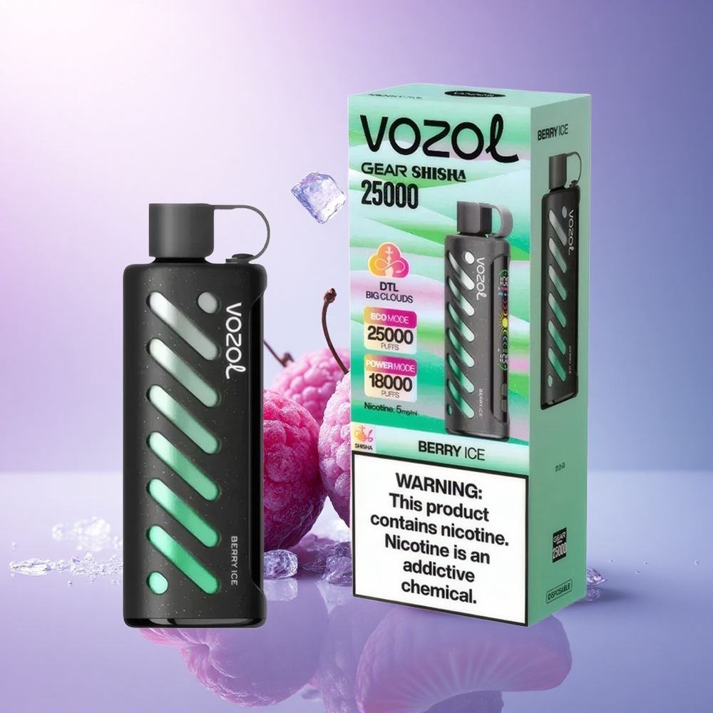 VOZOL Gear Shisha 25000 Puffs Berry Ice Dual Mesh 1000mAh