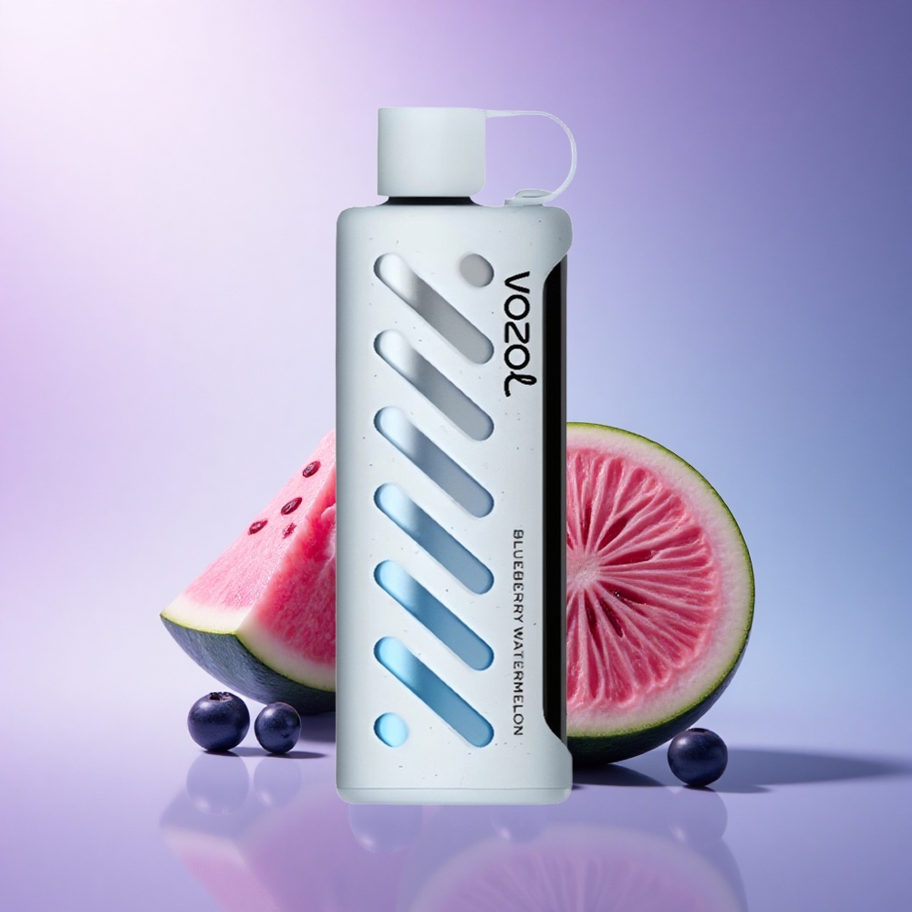 VOZOL Gear Shisha 25000 Puffs Blueberry Watermelon Dual Mesh 1000mAh 5mg Nicotine