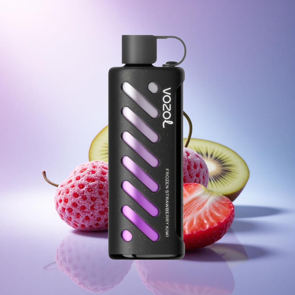 VOZOL Gear Shisha 25000 Puffs Frozen Strawberry Kiwi Dual Mesh 1000mAh