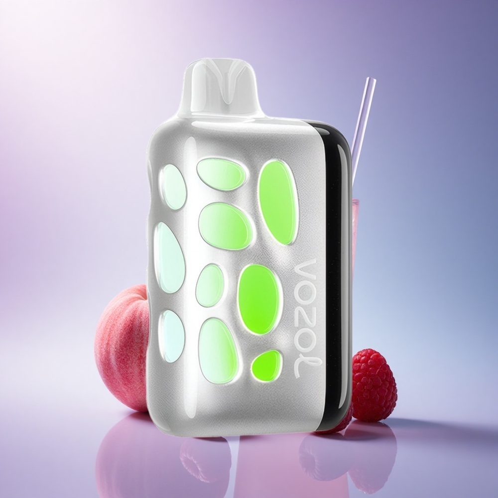 VOZOL RAVE 40000 Puffs Glowing Beat-Synced Peach Raspberry Lemonade Vape