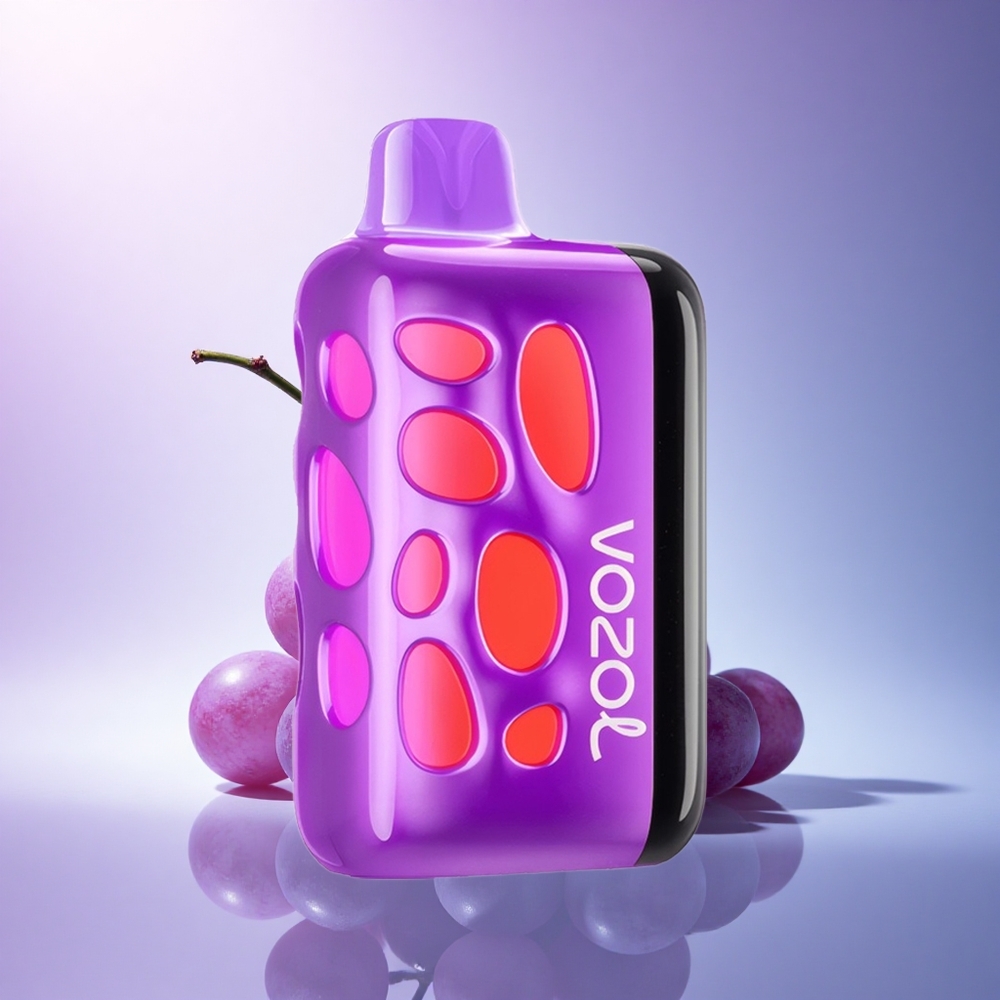 VOZOL RAVE 40000 Puffs Grape Ice Glow 1000mAh Beat-Synced