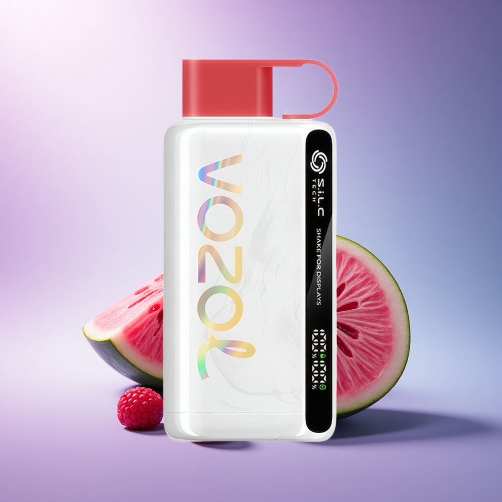 VOZOL STAR 9000/12000 Puffs Raspberry Watermelon Recycled 650mAh Shake Display