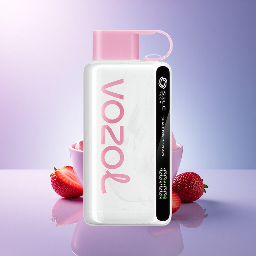 VOZOL STAR 9000/12000 Puffs Strawberry Ice Cream Recycled Plastic 650mAh