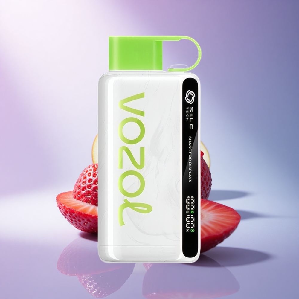 VOZOL STAR 9000/12000 Puffs Strawberry Kiwi Recycled 650mAh Shake Display