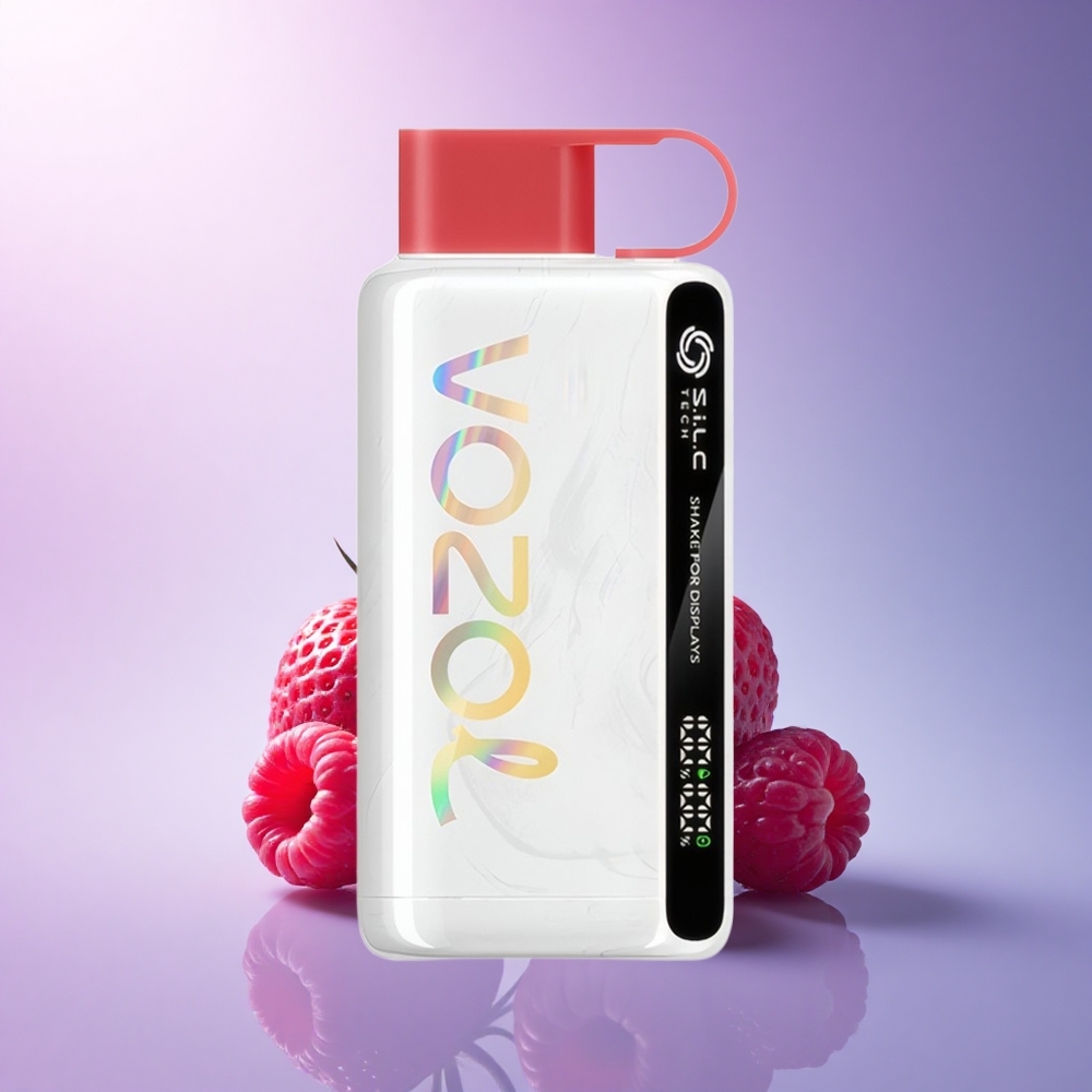 VOZOL STAR 9000/12000 Puffs Strawberry Raspberry Cherry Recycled 650mAh Shake Display